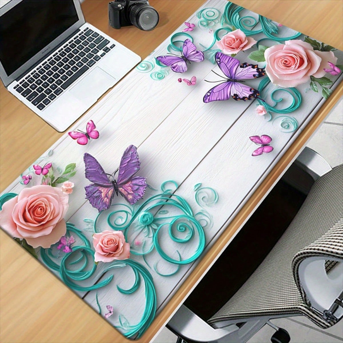 Pc Gaming Pink - 1pc Non-Slip Mouse Pad & Desk