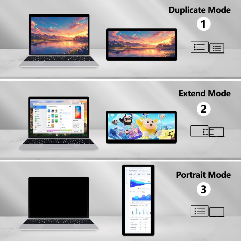 10.3inch Small Touchscreen Mon - Pc Gaming On Android ulasan dan harga