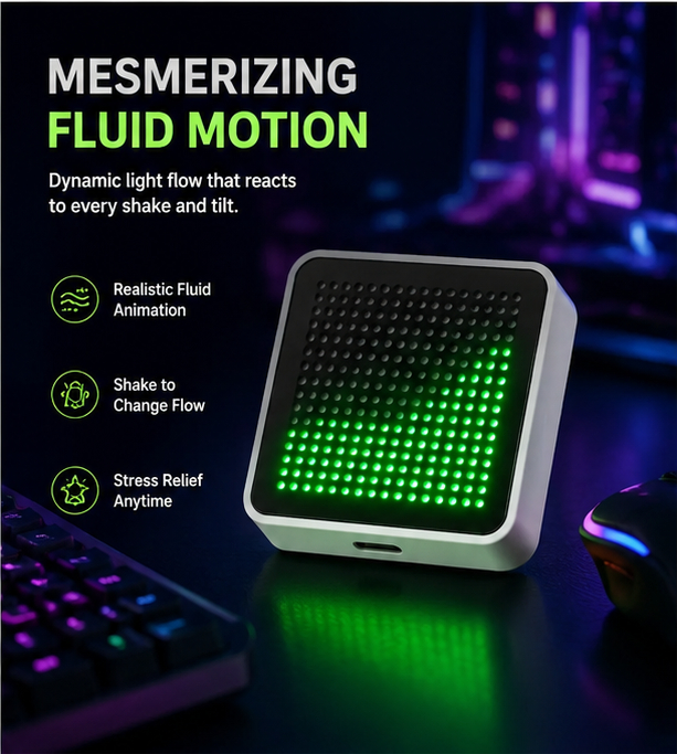 LED Fluid Simulation Desktop O - Pc Gaming Setup ulasan dan harga