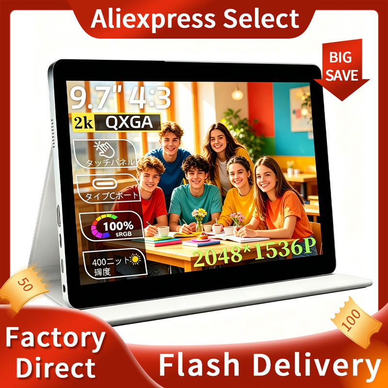 9.7inch Portable monitor 2048* - Pc Gaming On Android ulasan dan harga