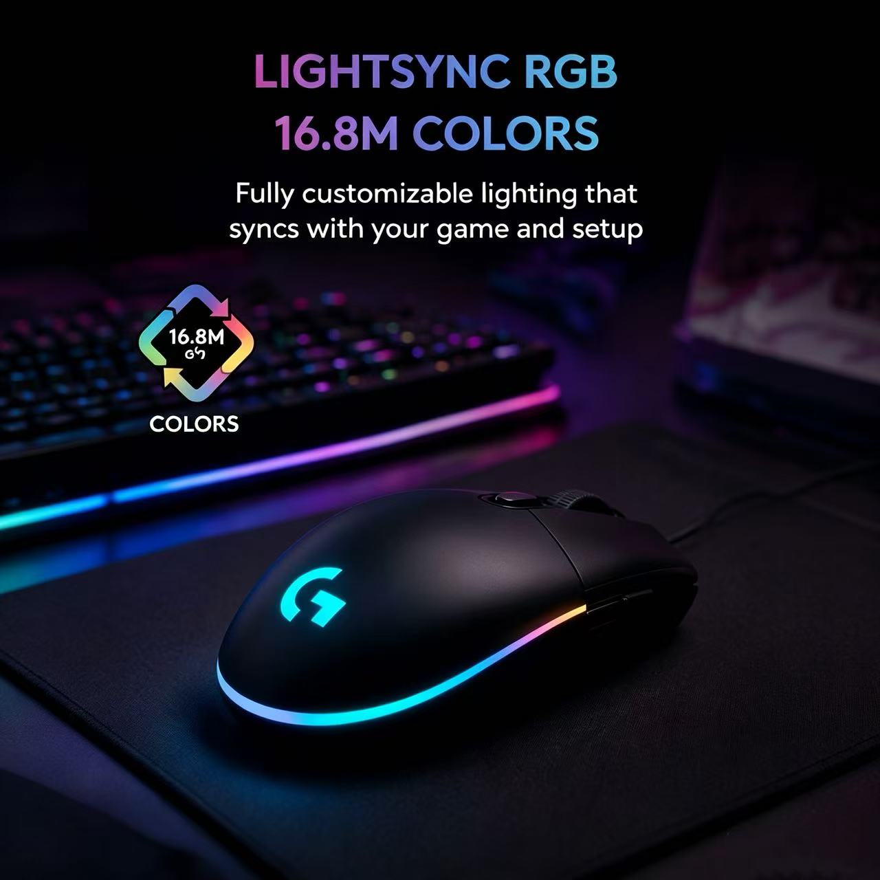 Logitech G102 LIGHTSYNC Wired  - Pc Gaming Logitech ulasan dan harga