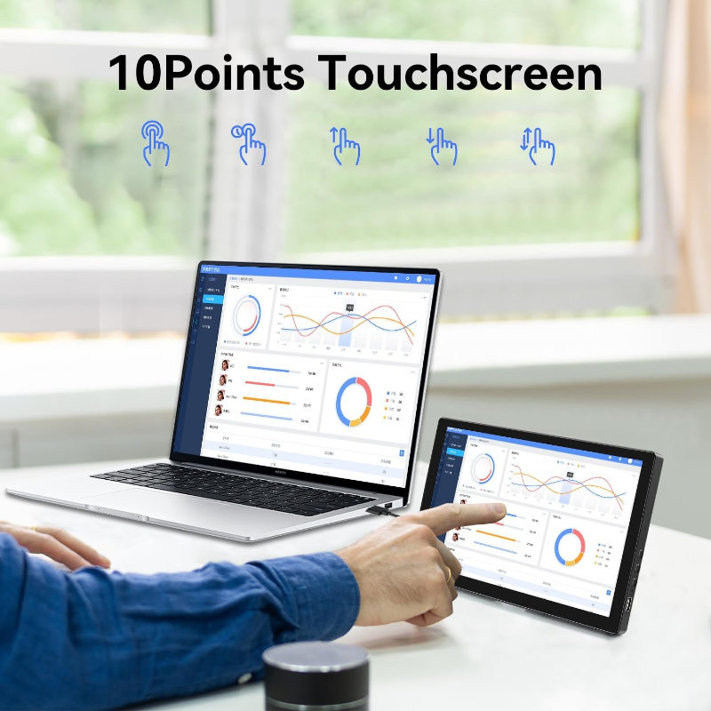 Small Touchscreen Monitor 10.1 - Pc Gaming On Android ulasan dan harga