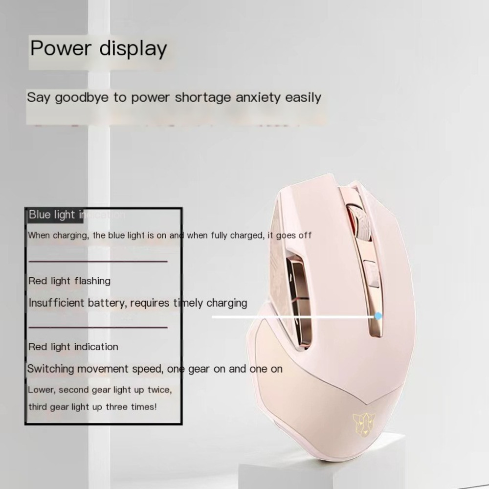 2024 New 2.4G Wireless Mouse T - Pc Gaming Pink ulasan dan harga