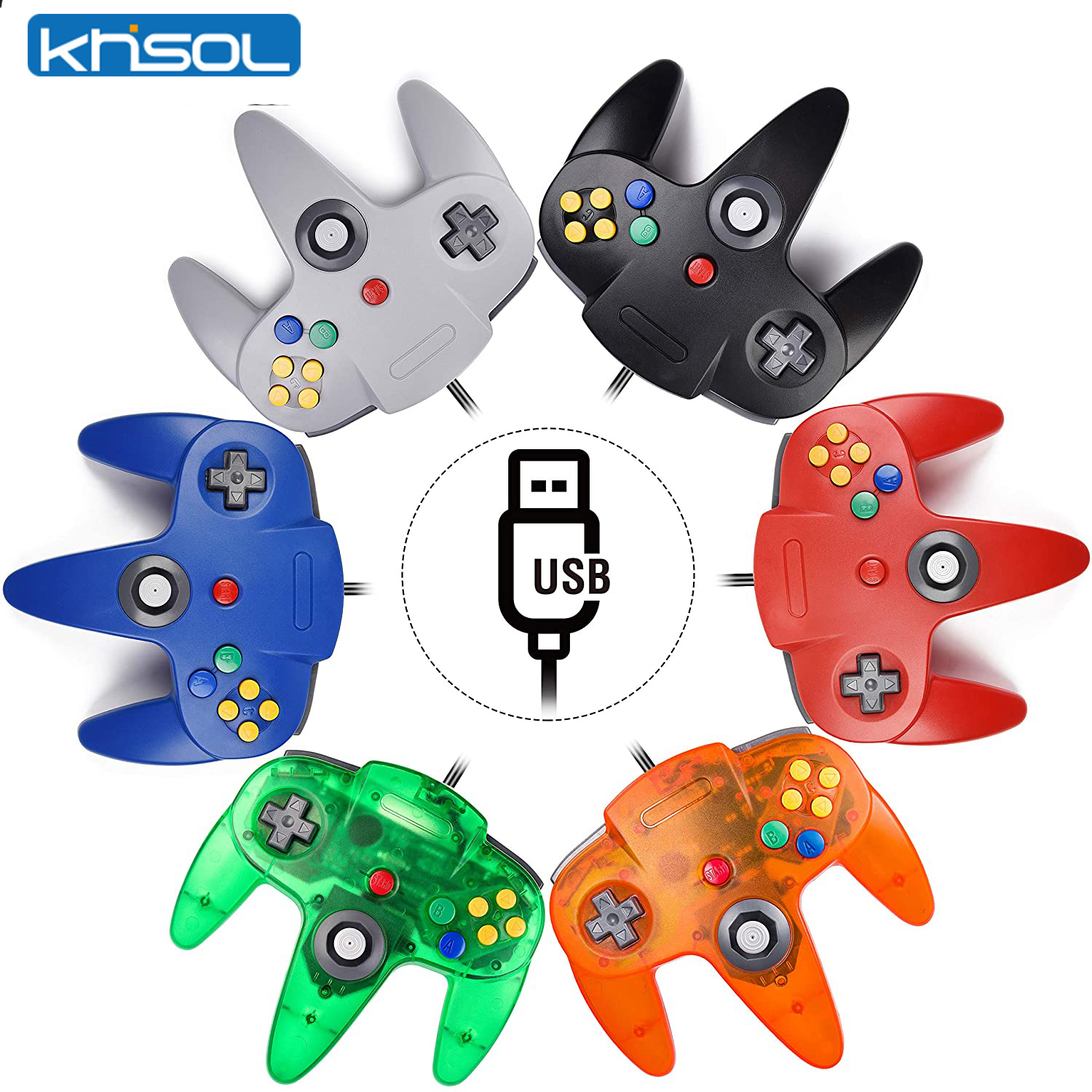 N64 Controller Classic USB Wir - Pc Gaming Emulator ulasan dan harga