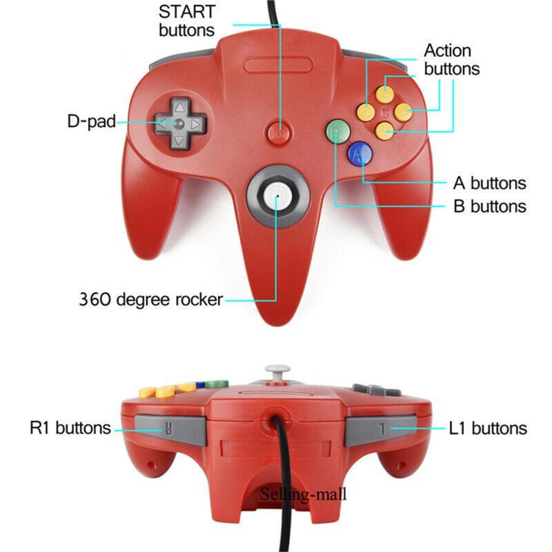 N64 Controller Classic USB Wir - Pc Gaming Emulator ulasan dan harga