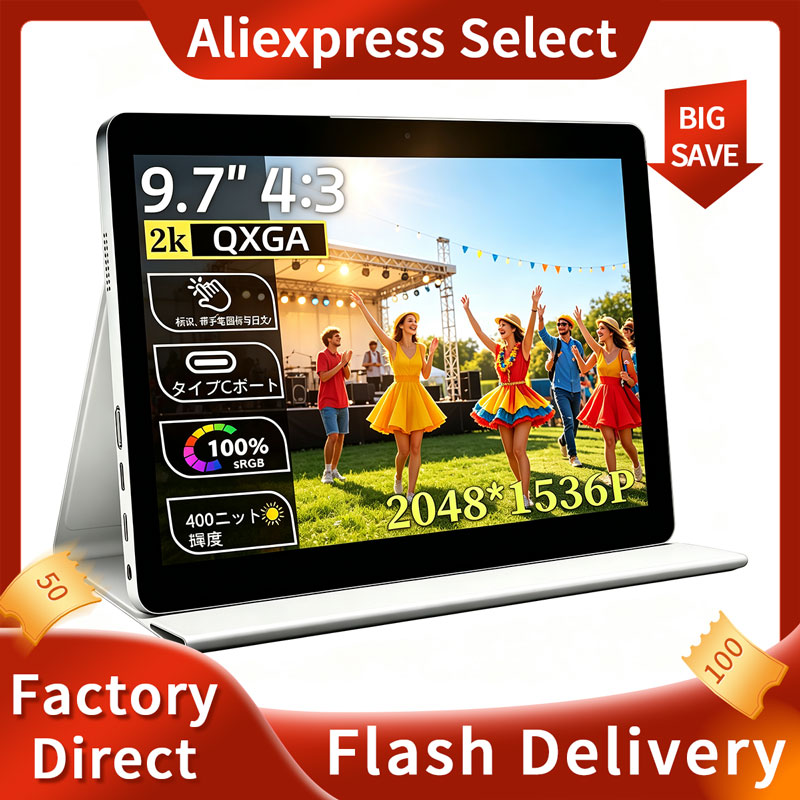 9.7inch Portable monitor 2048* - Pc Gaming On Android ulasan dan harga