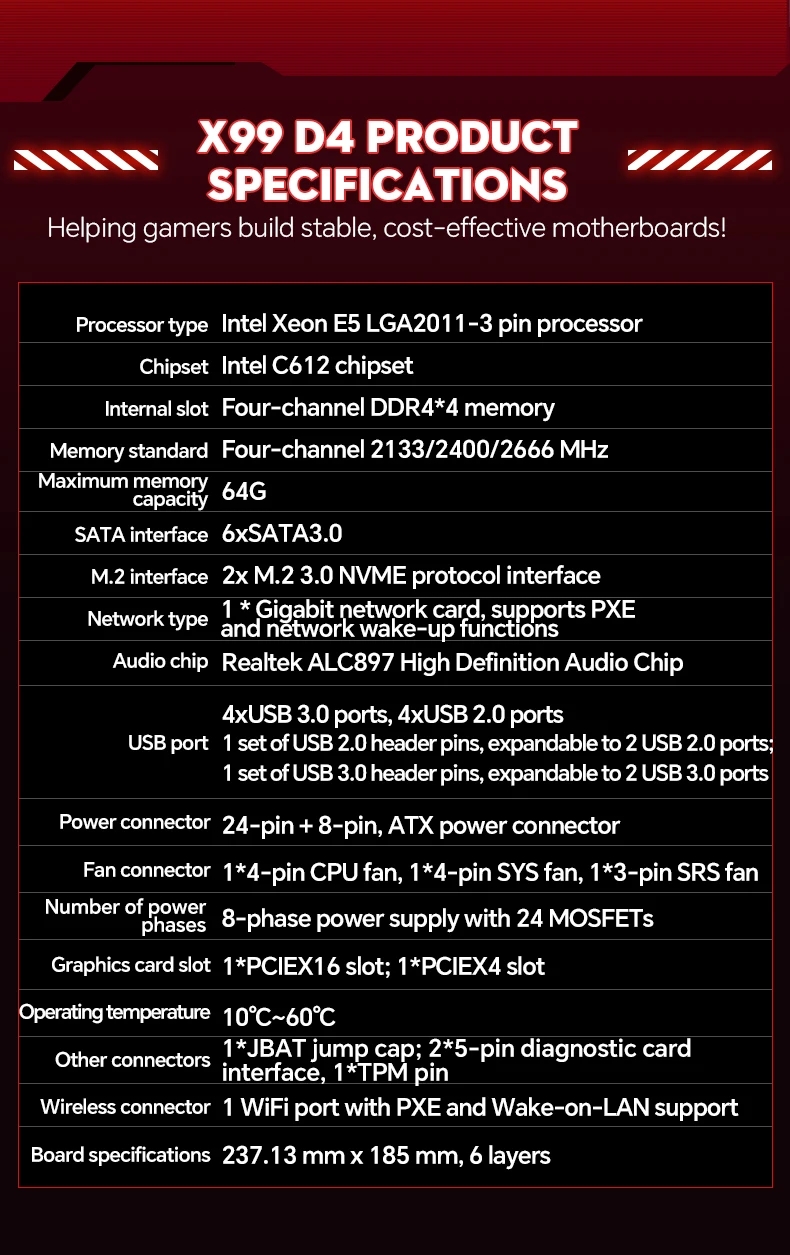 JIESHUO X99-JS11 Game Motherbo - Pc Gaming Xeon ulasan dan harga